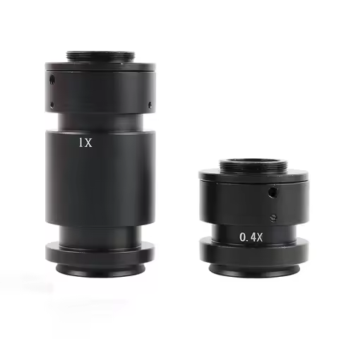0.4X Adapter Tube 1X Adapter Lens C-mount Industrial Lens Connector For Zoom WD100 Lens 0.7X-5X Adju
