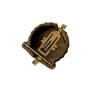 Ready Stock no Need To Wait- [no] -Patch CR1220 Battery Holder CR1220 Patch Button Gold-Plated (5 Pc