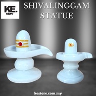 White Shivalingam Statue/Home Decor/Pooja/KE741