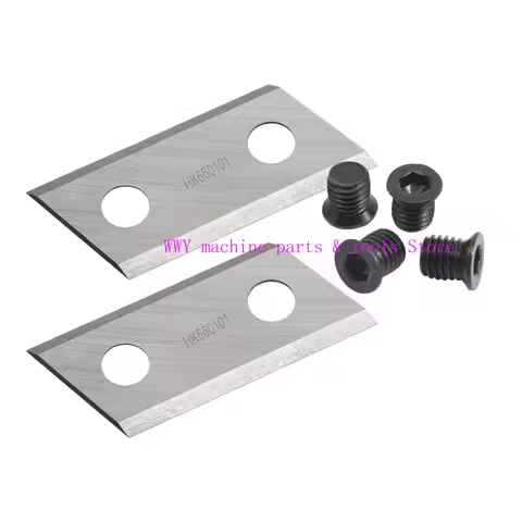 2pcs Garden Shredder Blade Chipper Knife with Screws Fit Eco ES1600 McCulloch MCS2001 Einhell BG-KS 
