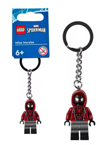 Lego 854153 Superhero Series Marvel Spider-Man Miles Morales Minifigure Keychain