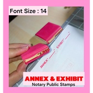 ANNEX & EXHIBIT Stamps