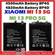 Grade A+ Battery 4500mAh Battery BP4G / 4820mAh Battery BP4D Compatible For XIAOMI Mi 13 5G / Xiaomi