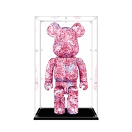 Bearbrick 400% Acrylic Display Box Doll Toy Anime Model Rectangular Storage Dustproof Box/micro particle puzzle plastic building block with display box