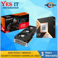 [COMBO SET] AMD RYZEN 7 9800X3D + GIGABYTE RX 7600 XT GAMING OC 16GD