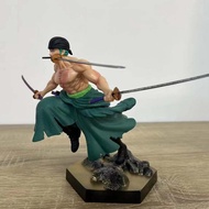 16cm Hot One Piece Anime Figure GK Roronoa Zoro Three-blade Manga Anime Statue Action Figure Collection Model Kid Toy