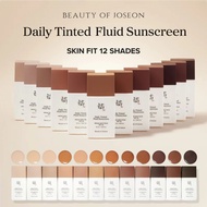 【Hot Sale BOJ】 Beauty Joseon Daily Tinted Fluid Sunscreen 50ml Moisturiser Mineral Foundation Base L