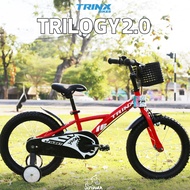 TRINX TRILOGY 2.0 จักรยานเด็ก ล้อ 16 นิ้ว Single Speed ริมเบรค มีล้อข้าง