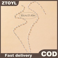 ZTOYL New Luxury Zircon Necklace For Women Shiny Rhinestone Long Tassel Choker Bohemian Statement Je