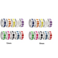 10000 Piece Colored Dot Stickers 1000Pcs/Roll10 Color Circle Dots Labels Stickers Round Coding Label