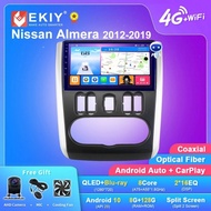 EKIY T7 Android 10 Car Radio For Nissan Almera 2012-2019 Multimedia