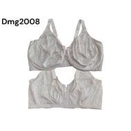 E Dmg2008 branded bra by Vassarette bra white without underwire foam Rijeck bra stain size 40DD