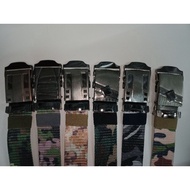 Men's CANVAS BELT WITH RANDOM COCK HEAD / CLIP MOTIF