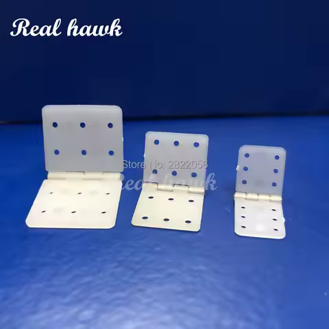 RC Airplane Nylon Pinned Hinge 10Pcs 3 Sizes 12x24/16x29/20x36mm Aeromodelling Parts