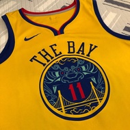[SW] NBA Golden Warriors Klay Thompson #11 2017-2018 city version Dragon Nike au authentic sw swingm