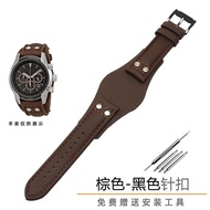 ♀☌♣℗❦Suitable for FOSSIL fossil leather watch strap CH2564/2565 FS4813 ME3102 men s bracelet 22mm