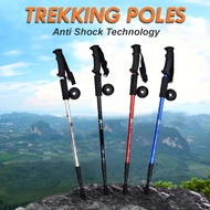 Trekking Pole Tongkat Pendaki Gunung Anti Shock Trekpole Kompas