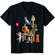 Amber's Kids and Adults 24s Unisex Funny Cat Horror Movies Cute Halloween for Cat Kitty Lovers T-Shi