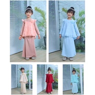 Cool Elves Baju Kurung Baby Girl Baju Raya Budak Perempuan Peplum Moden 2023