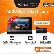 [FREE 64GB High Endurance MicroSD Card] 70mai A800SE Dashcam with Front + Rear Cameras