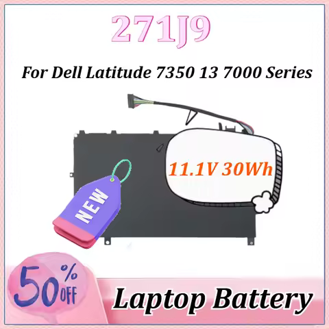New 11.1V 30Wh 271J9 Laptop Battery for Dell Latitude 7350 13 7000 Series YX81V 3WKT0 YX81V 0YX81V 2
