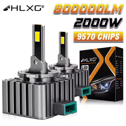 2PCs D1S D3S LED Headlight Canbus D4S D2S D8S Auto Bulbs Two-sided D1R D2R D3R D4R Car Lamp Xenon HI