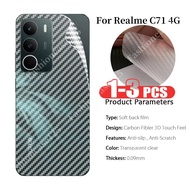 Realme C71 4G 2025 Back Carbon Fiber Film For Realme C71 4G RealmeC71 NFC 2025 Soft Film Protector C