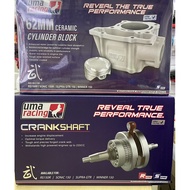SPEACIAL OFFER -UMA RACING RS/RSX150 CRANKSHAFT JET 1.2MM + 62MM BLOCK KIT SET = BUNDLE SET