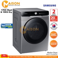 Samsung Inverter Washer Dryer 17kg /10kg with AI Ecobubble™ WD17T6300GP/SP