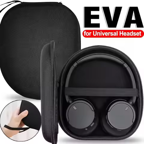 EVA Carrying Headphone Case Headset Travel Bag for Sony MDR-ZX100 ZX110 ZX300 ZX310 ZX600 WH-CH 720N