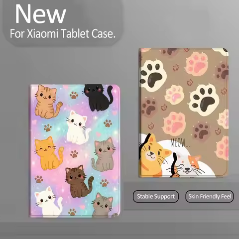Luxury Anime Cat Tablet Case For Xiaomi Redmi Mi Pad 4 5 6 7 8 K SE Mini Pro Plus Max 10.1 11.2 inch
