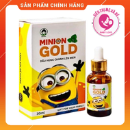 [Mẫu Mới]Dầu Húng Chanh Minion - Hết Ho Hết Sổ Mũi  Hết Ốm Vặt Chai 30ml