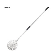 Stainless Steel 9 Inch Pizza Turning Peel Alloy Handle Long Pizza Shovel 56 Inch Pizza Oven Tool
