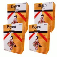 Bigen  Hair coloring บีเง็น ผงย้อมผม เอ สีดำ  6 g.  (4 กล่อง)