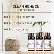 HiQiLi Clean Home Set Diffuser Blend Essential Oil Natural Plant Therapy Aromatherapy Humidifier Fragrance Oil
