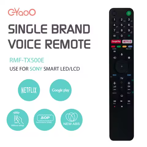 RMF-TX500E RMF-TX500P Voice Remote Control For Sony Bravia TV XG95/AG9 Series X85G Series Smart TV W