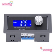 AHTY Frequency Generator, LCD Display DC 3.3V-30V PWM Signal Generator, Stable Adjustable Output Mot