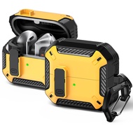 Ốp Lưng Bằng Sợi Carbon Samsung Galaxy Buds 3 Pro Có Bộ Dụng Cụ Vệ Sinh & Khóa Bảo Mật - Capa Bảo Vệ