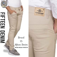 Sale MEN'S CHINO PANTS Slim fit Long Men's Work Office Casual Vacation Guys Original Fifteen