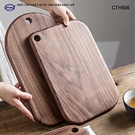 Thớt Chữ Nhật Gỗ Óc Chó Liền Khối Nhập Khẩu Mỹ / trang trí bàn ăn/ khay bánh mì/trái cây tráng miệng