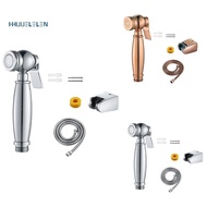 Vintage Handheld Bidet Spray Shower Set Copper Bidet Sprayer with Abs Shower Head and Stainless Steel Shower Hose