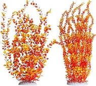 Hamiledyi Aquarium Plastic Plants Aquarium Decor Artificial Fish Tank Plants,Tall Fish Tank Decorati