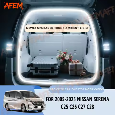 For 2005-2025 NISSAN SERENA C25 C26 C27 C28 Trunk light Atmosphere lights modification light Rear Tr