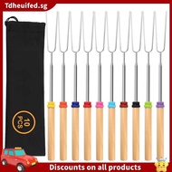 [In Stock]Marshmallow Roasting Sticks for Fire Pit, 10 Pcs 32Inch,Smores Skewers, Smores Kit for Cam