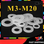 Nylon Flat Washerr Electronics Automotive Washer M3 ~ M20 [NBL]