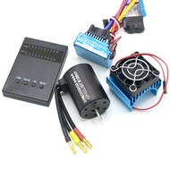 RC Waterproof 3650 5200KV 2-3S 4Poles Brushless Motor And 45A 60A 80A 120A 2-4S ESC For 1/8 1/10 1/1