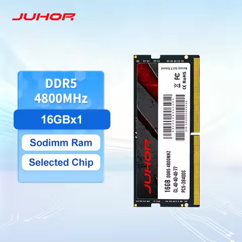 JUHOR Sodimm DDR5 Memory 16GB 4800MHz Laptop Memoria Ram