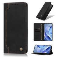 Magnetic flip phone case for OPPO F31 F29 F27 F21 F21S F19 F19S F17 Pro + PU  Card slot walletleathe