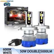【EAGLEVISION】2PCS K7S LED car headlights 50w h4 led headlight h1 h7  h11 9005 9006 h11 led headlight