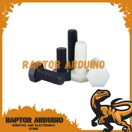 Nylon Bolt M8X25mm Hexagonal heightBolt 25mm 25 mm 2.5 CM Nilon M8